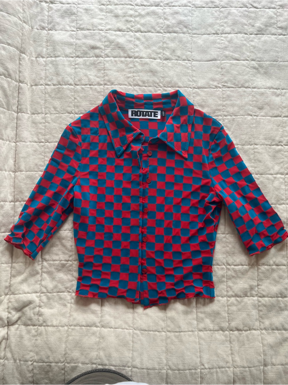 Rotate Checkered Shirt